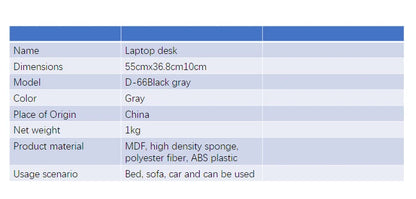 Multi Purpose Laptop Desk Leg Table