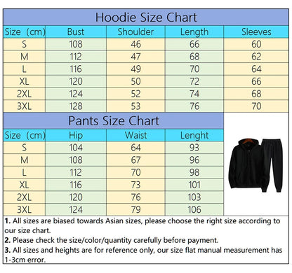 Winter Casual Womens Hooded Sweatshirt Sweatpants Set Sporty Jogger Outfit Autumn Urban Fashion Zipper Hoodies Women&