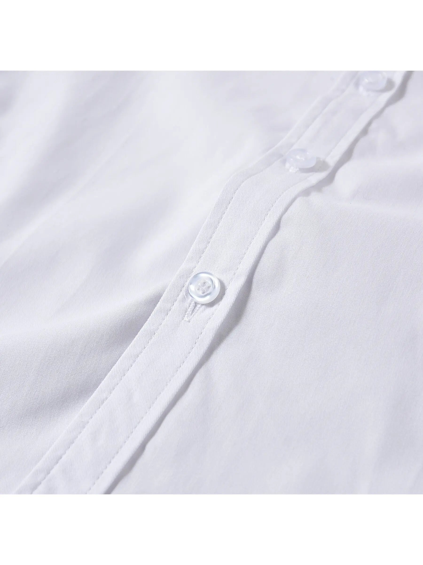 Children Long Sleeve White School Uniform Shirt
