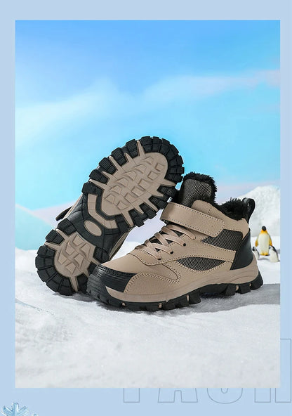 Crisluv Kids Plush Winter Snow Boots