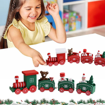 Christmas Train Merry Christmas Decorations For Home 2025 Cristmas Ornament Xmas Navidad Noel Gifts Happy New Year 2026 Gifts