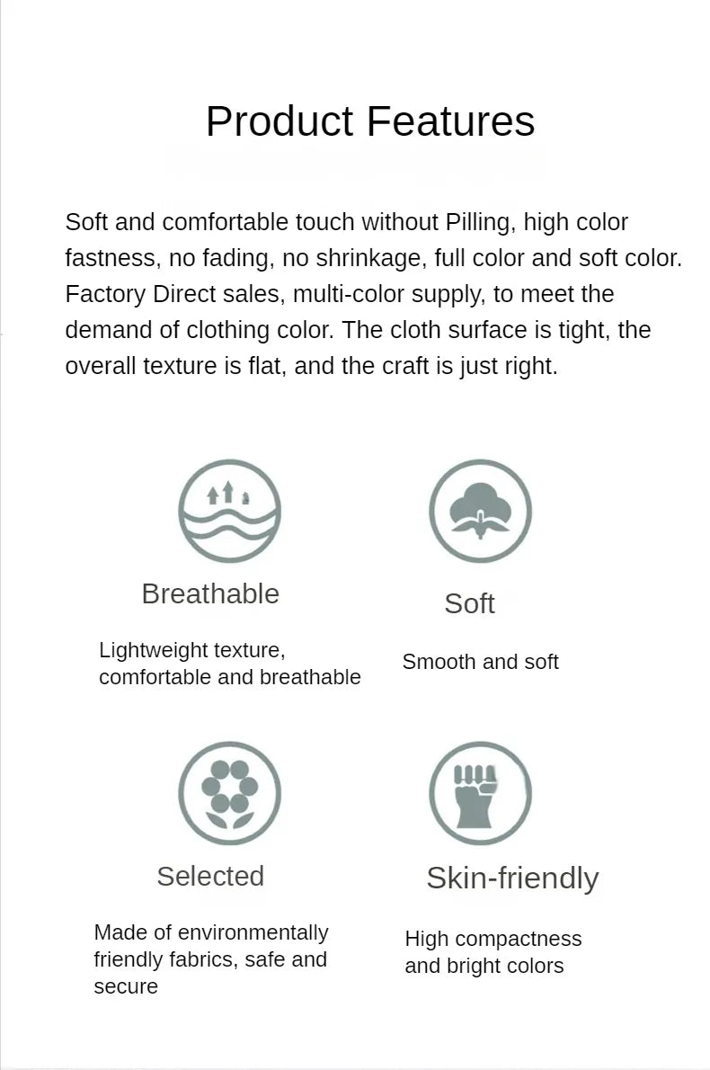 Stretch Satin Fabric By The Meter for Cheongsam Hanfu Dresses Sewing Plain Soft Skin-friendly High-density Cloth Thin Breathable