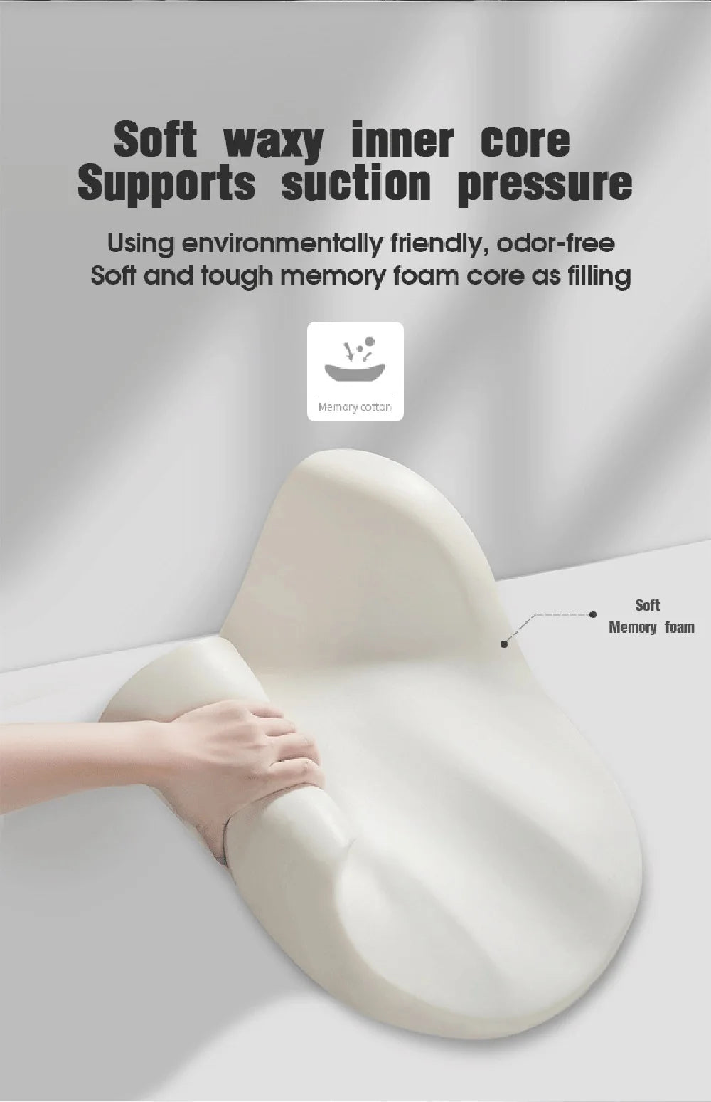 Crisluvᵀᴹ Memory Foam Car Neck Pillow – Headrest &amp; Back Support