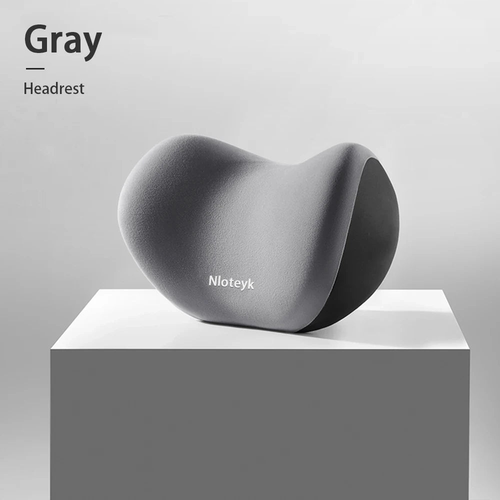 Crisluvᵀᴹ Memory Foam Car Neck Pillow – Headrest &amp; Back Support