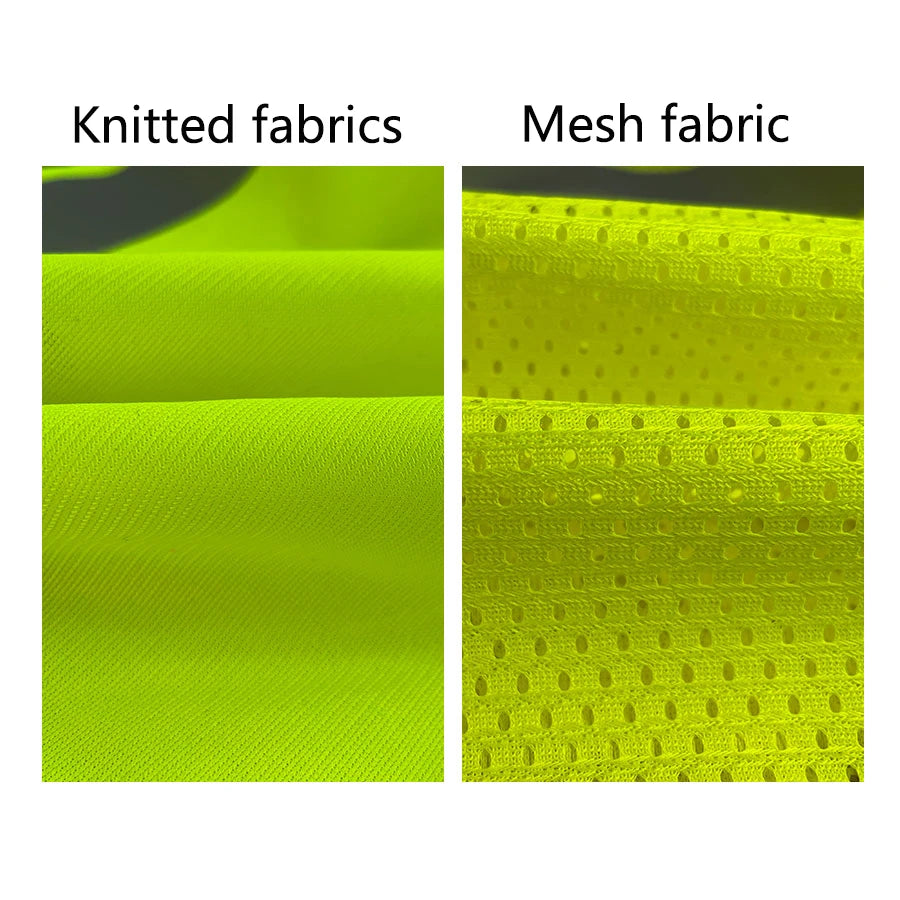 Safety High Visibility Vest Adjustable Security Vests Traffic Night Outdoor For Running Cycling Sports