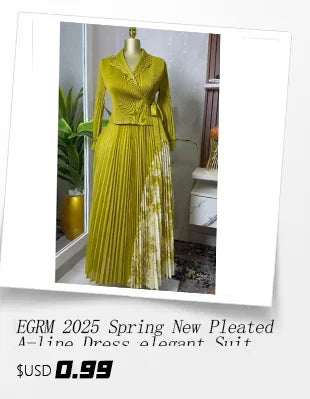 Pleated Long Dress Autumn Hot Sale Women&