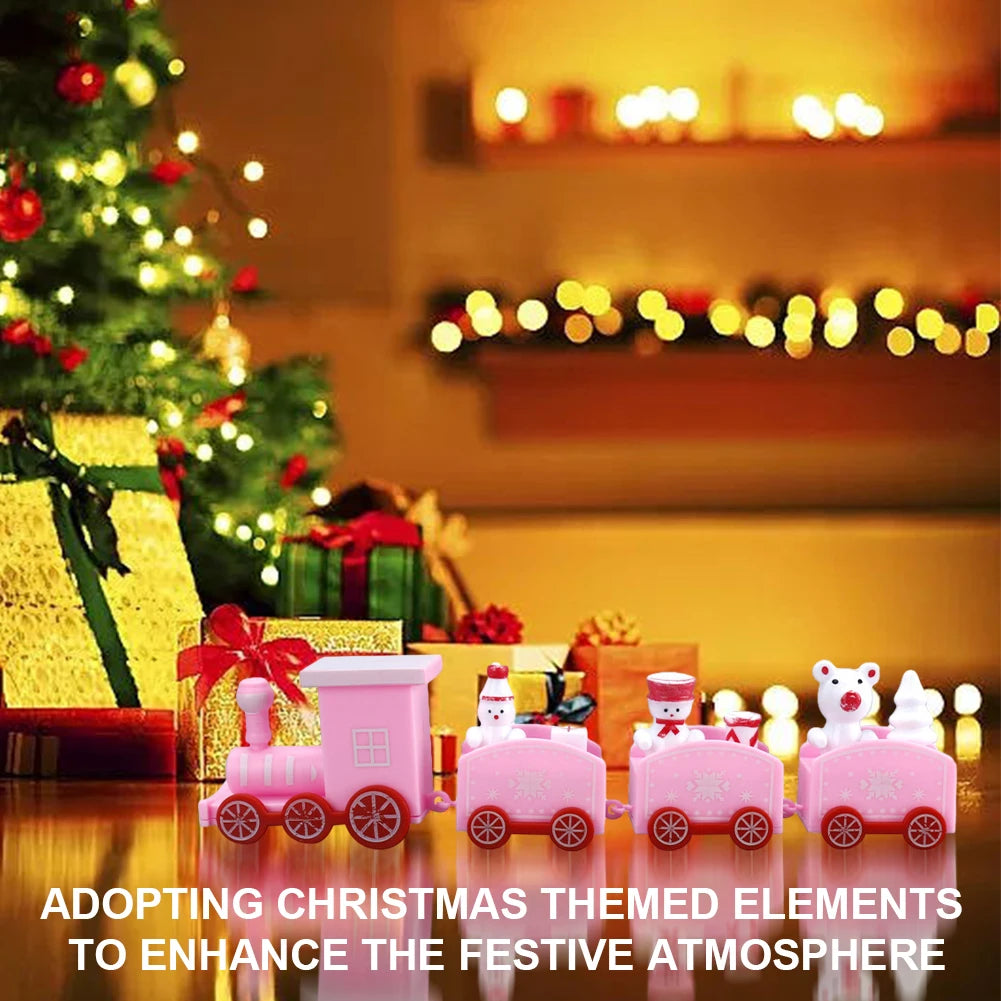 Christmas Train Merry Christmas Decorations For Home 2024 Cristmas Ornament Xmas Navidad Noel Gifts Happy New Year 2025 Gifts