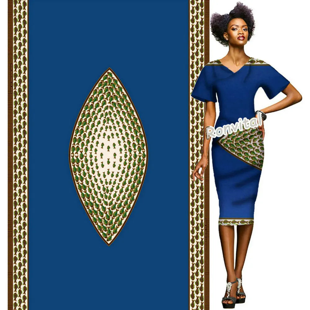 Original Dutch Super Java Wax Block Fabric, African cotton prints fabric, for Garments Wraps Home Decoration, 6 yards per piece