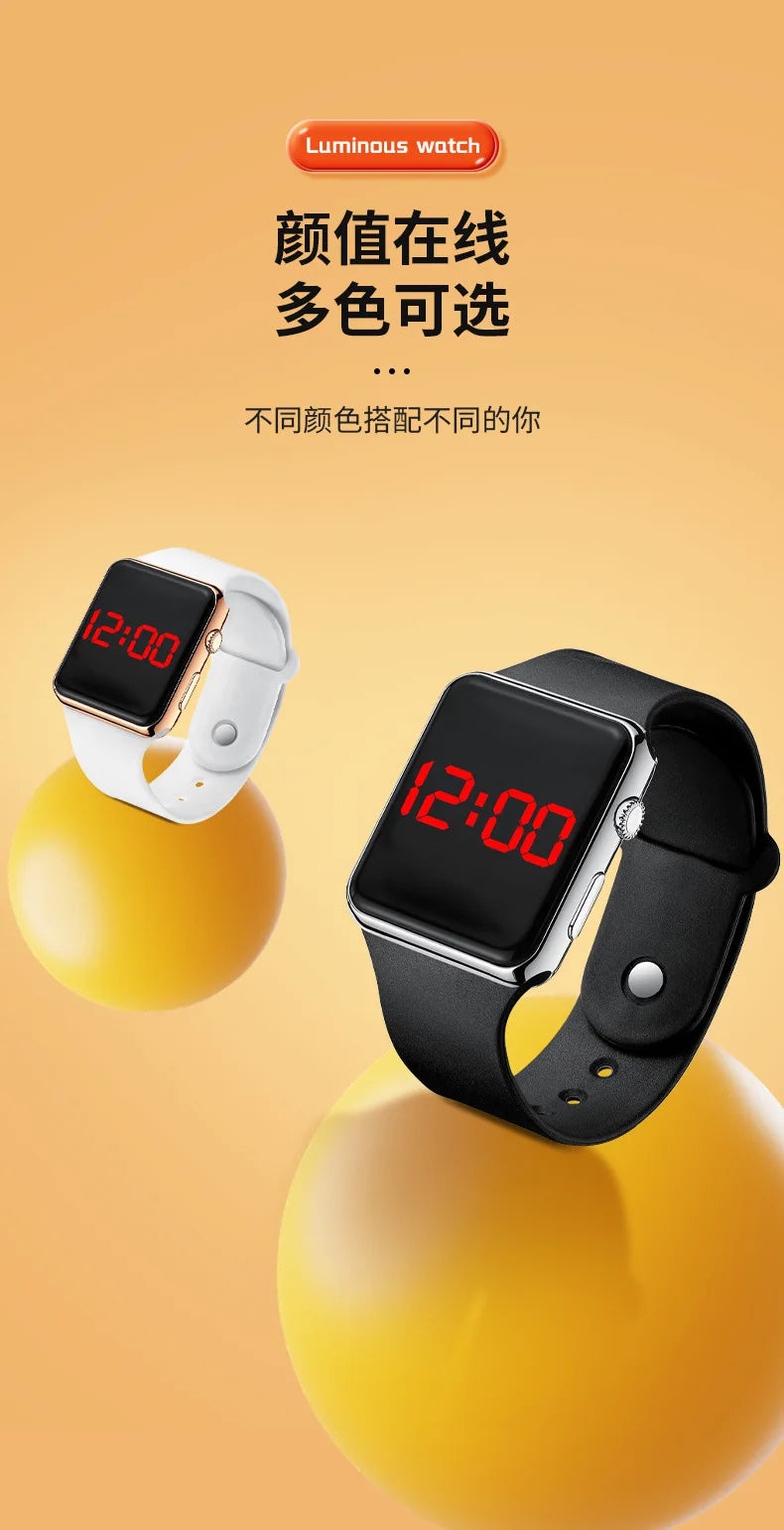 Crisluv Digital LED Square Watch