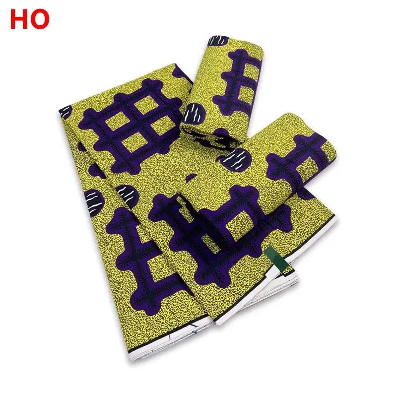 Print Guaranteed Veritable Ankara African Real Wax Fabric Soft Pagne for Dress New Arrival High Quality Original 100% Cotton