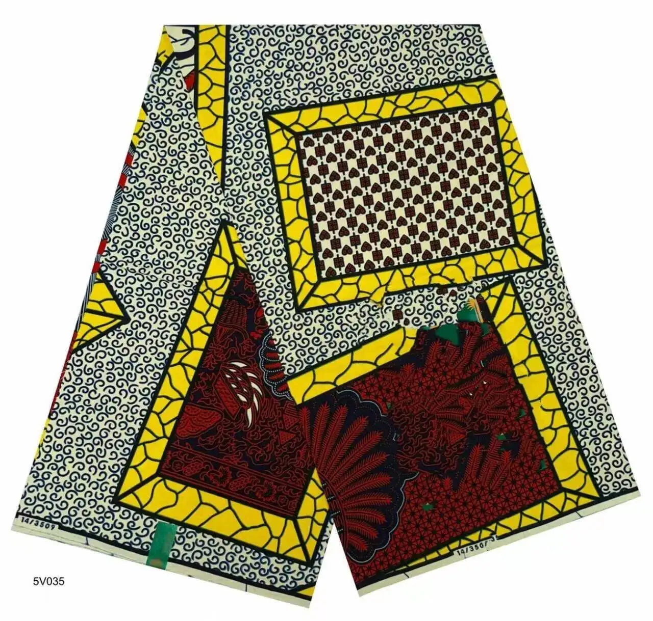 Latest Style Ankara Wax Print Fabric High Quality African Wax  Fabric 100% Cotton Soft African Guaranteed Veritable Real Wax