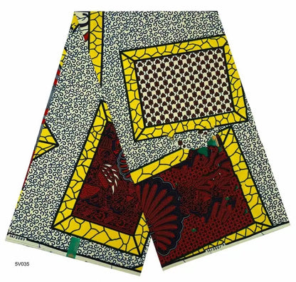 Latest Style Ankara Wax Print Fabric High Quality African Wax  Fabric 100% Cotton Soft African Guaranteed Veritable Real Wax