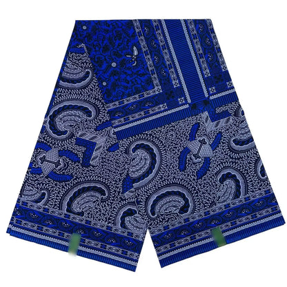 Popular Ankara Wax Fabric High Quality African Wax Print 100% Cotton Soft Pagne for Dresses Nepal