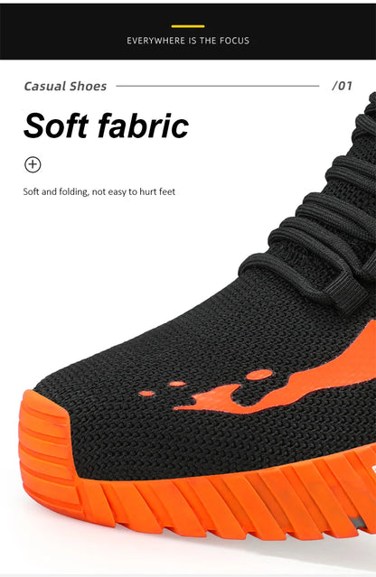 High Top Man Boots Safety Protective Shoes Steel Toe Work Shoes Men Anti-puncture Safety Shoes Men Women Work Safety Boots