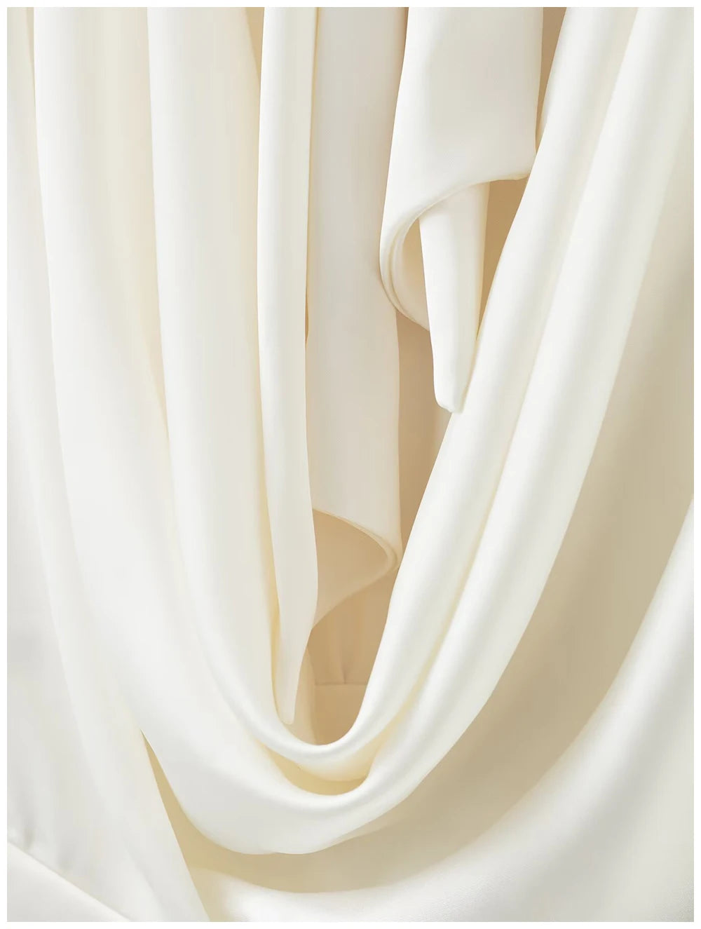 Womens Satin Textured Backless Blouse With Bow Detail Long Sleeves Elegant And Silky Women S Shirt Top For Everyday Casual Wear