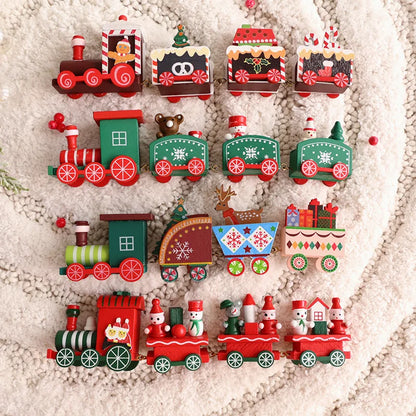 Christmas Train Merry Christmas Decorations For Home 2025 Cristmas Ornament Xmas Navidad Noel Gifts Happy New Year 2026 Gifts