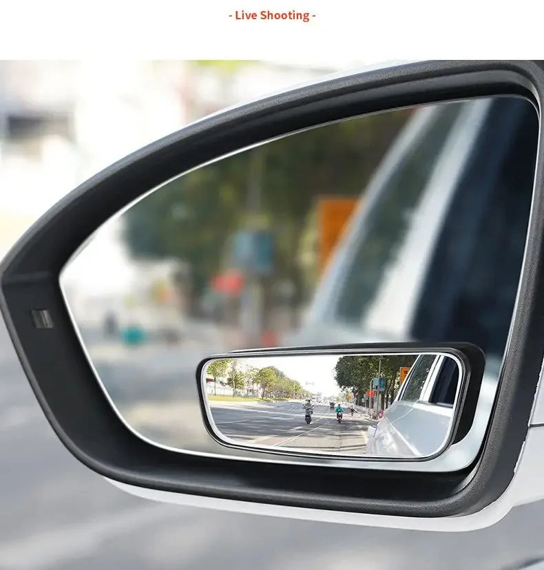 360 Degree Adjustable Blind Spot Mirror 2Pcs Wide Angle Car Mirror