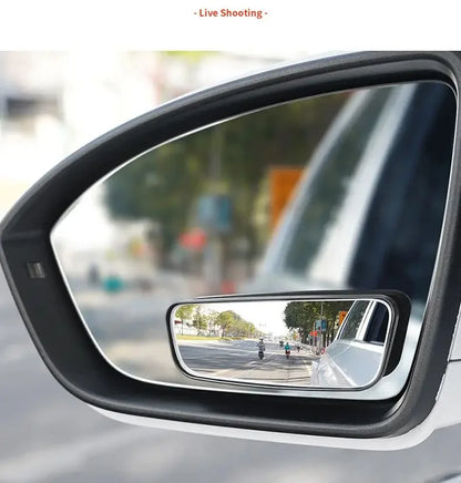 360 Degree Adjustable Blind Spot Mirror 2Pcs Wide Angle Car Mirror
