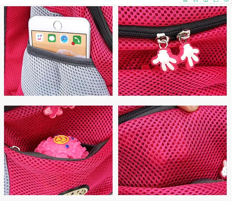 Crisluvᵀᴹ Double-Shoulder Pet Carrier Backpack – Breathable Travel Dog Bag