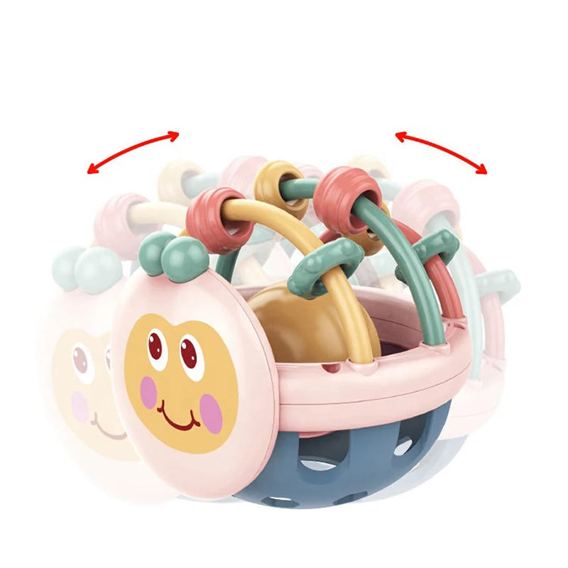 Baby Soft Teething Sensory Rattle Ball Toy