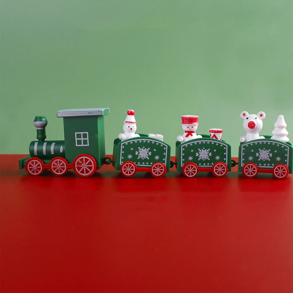 Christmas Train Merry Christmas Decorations For Home 2024 Cristmas Ornament Xmas Navidad Noel Gifts Happy New Year 2025 Gifts