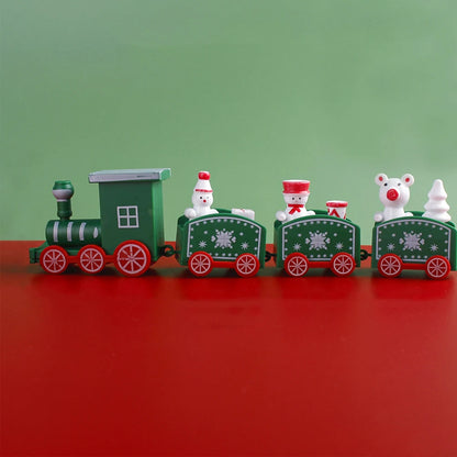 Christmas Train Merry Christmas Decorations For Home 2024 Cristmas Ornament Xmas Navidad Noel Gifts Happy New Year 2025 Gifts