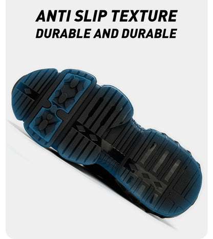 Rotating Button Unisex Safety Shoes Men For Work Sneakers Shoes Puncture-Proof Protective Women Shoes Steel Toe Work footwear