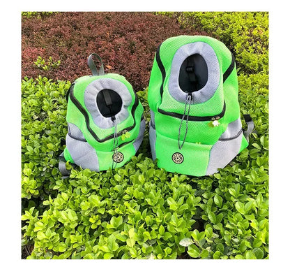 Crisluvᵀᴹ Double-Shoulder Pet Carrier Backpack – Breathable Travel Dog Bag