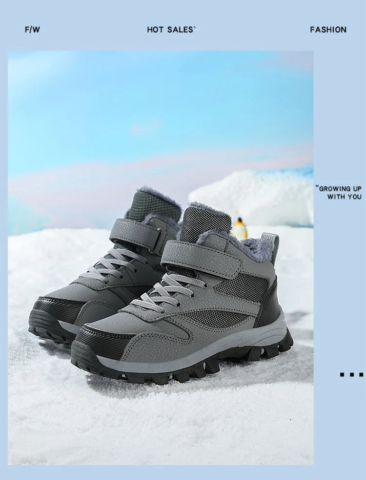 Crisluv Kids Plush Winter Snow Boots