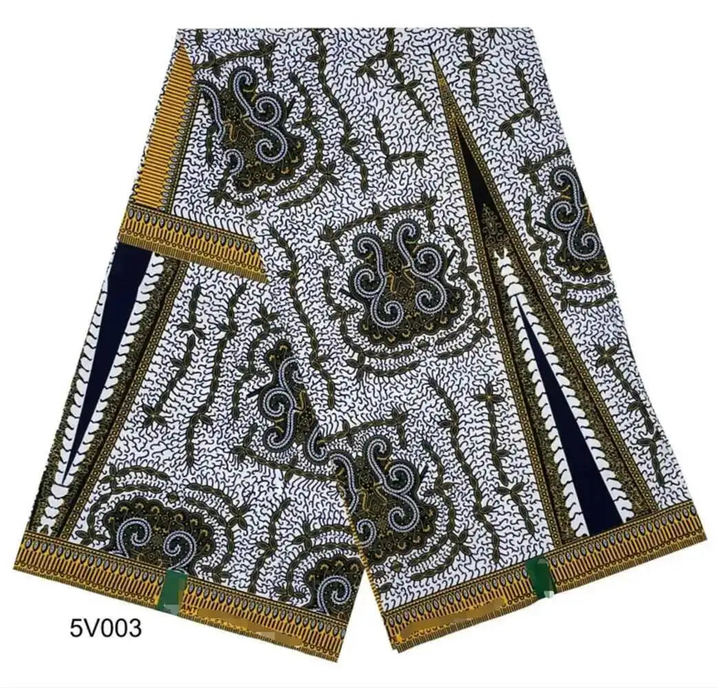 Latest Style Ankara Wax Print Fabric High Quality African Wax  Fabric 100% Cotton Soft African Guaranteed Veritable Real Wax