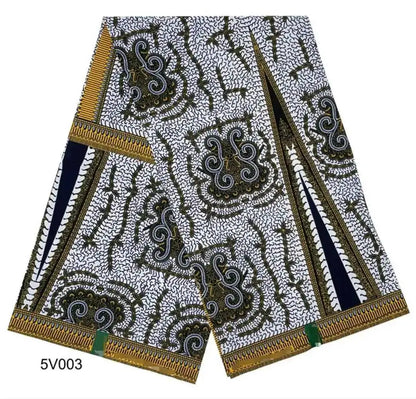 Latest Style Ankara Wax Print Fabric High Quality African Wax  Fabric 100% Cotton Soft African Guaranteed Veritable Real Wax