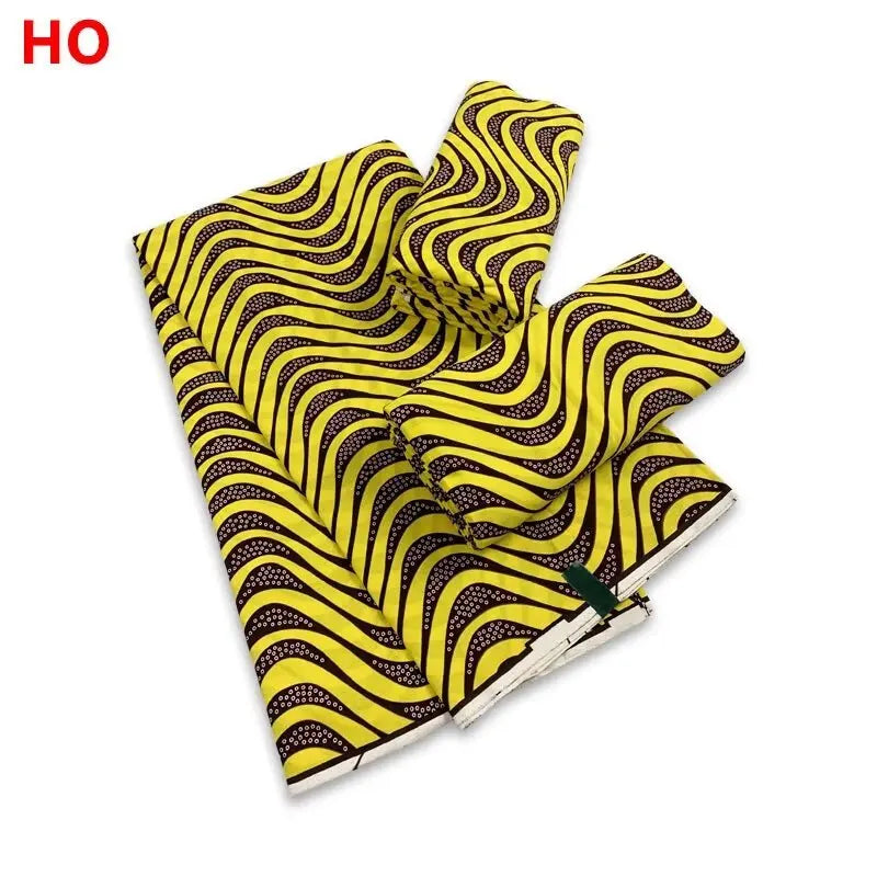 Print Guaranteed Veritable Ankara African Real Wax Fabric Soft Pagne for Dress New Arrival High Quality Original 100% Cotton