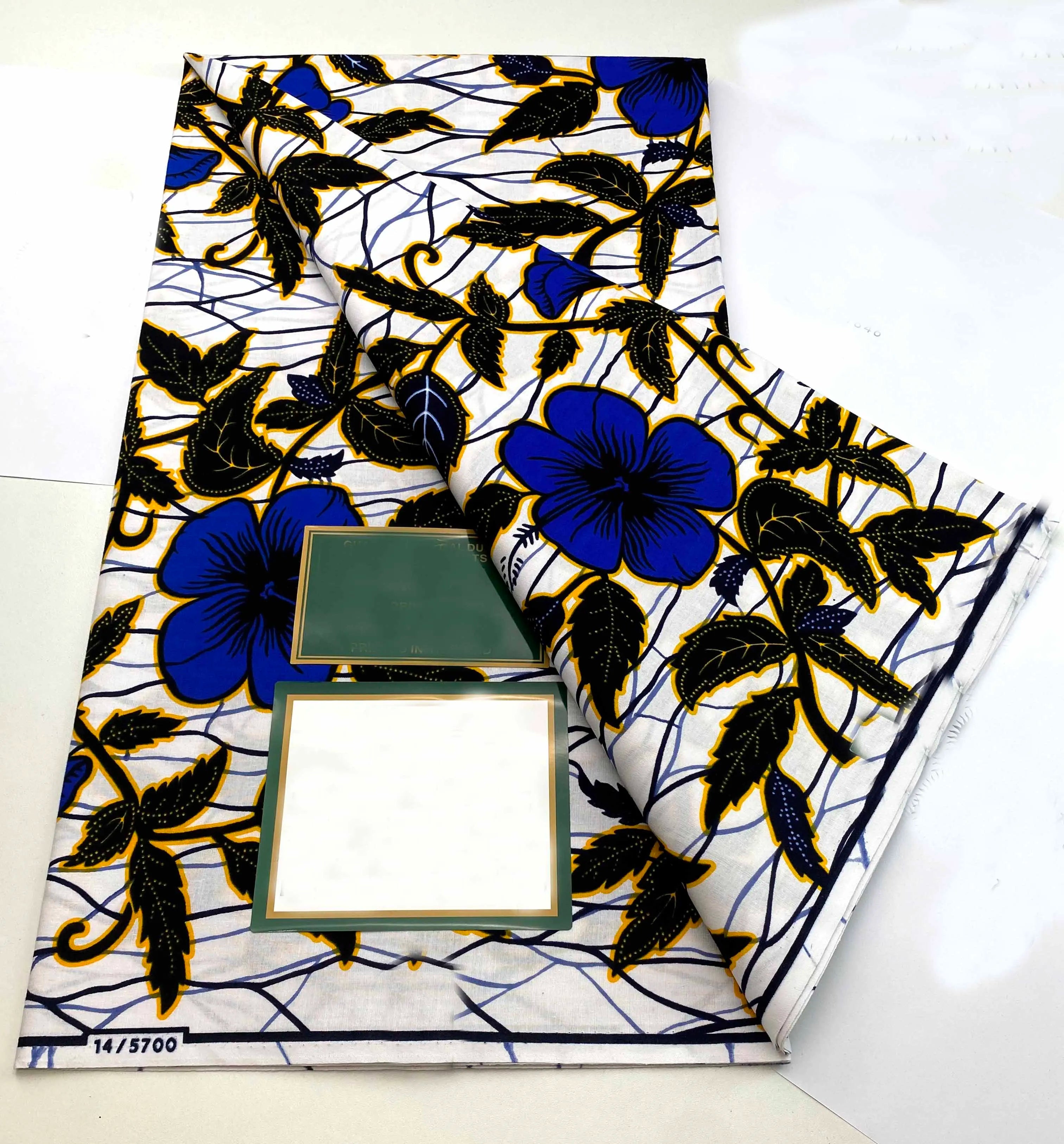 100% Cotton Batik Nigeria Women Style Ankara Wax Fabric Soft Pagne 2025 New Guaranteed Veritable African Real Wax Prints Fabric