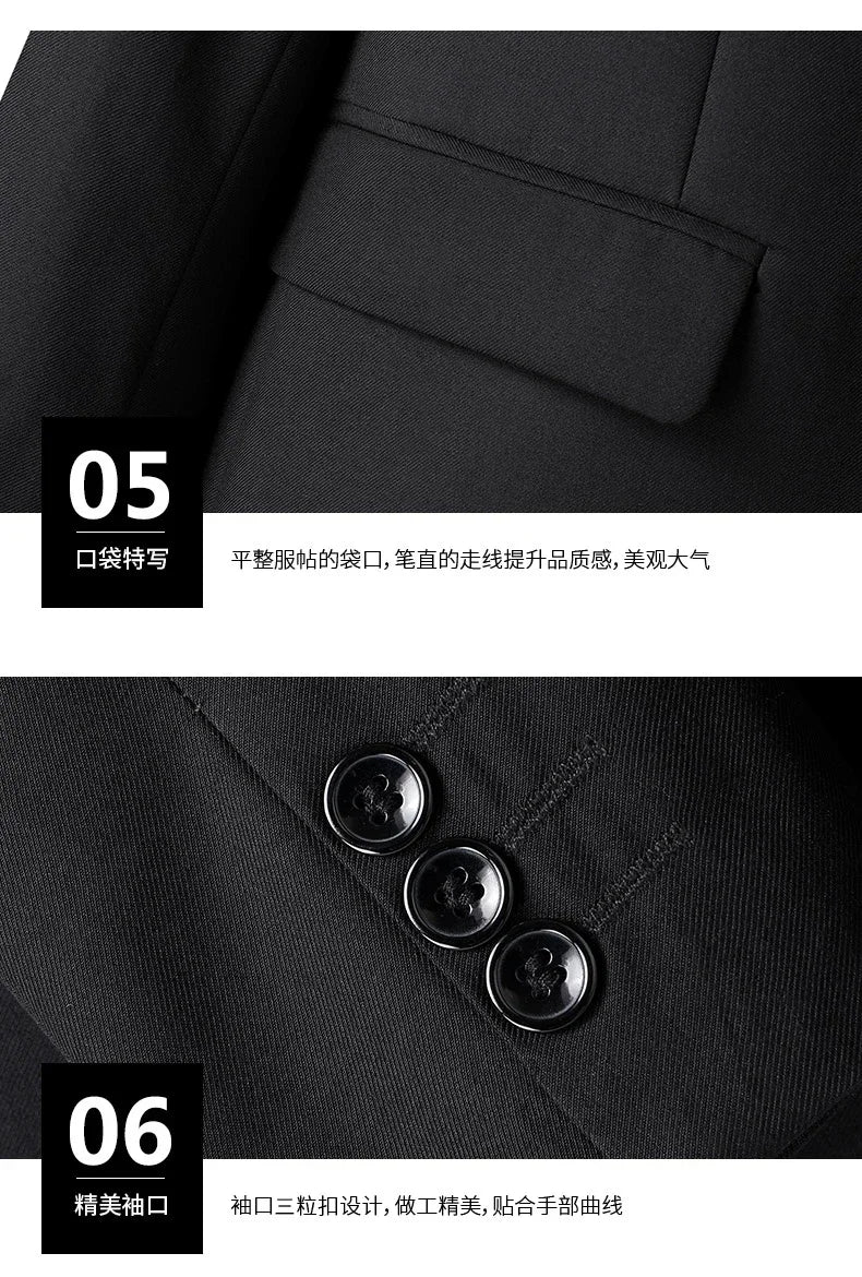 Crisluvᵀᴹ Men’s 8XL Business Suit Set – Slim Fit Blazer &amp; Pants