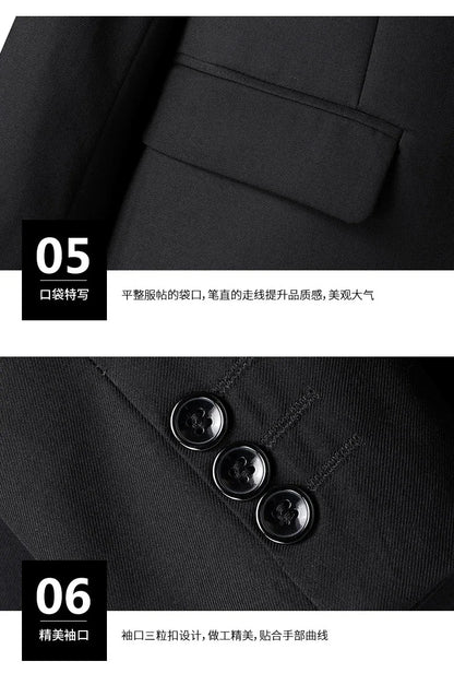 Crisluvᵀᴹ Men’s 8XL Business Suit Set – Slim Fit Blazer &amp; Pants