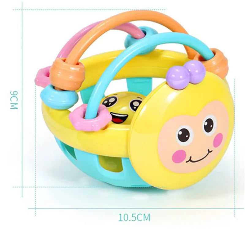 Baby Soft Teething Sensory Rattle Ball Toy