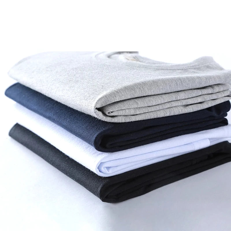 Wholesale Drop-Ship 100% Cotton Summer Soft Slim Short Sleeve T-Shirt Men Plain Tee Standard Blank T Shirt Ins Tees Top