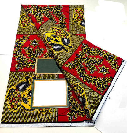 100% Cotton Batik Nigeria Women Style Ankara Wax Fabric Soft Pagne 2025 New Guaranteed Veritable African Real Wax Prints Fabric