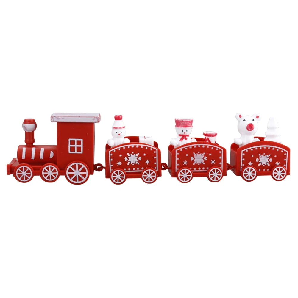 Christmas Train Merry Christmas Decorations For Home 2024 Cristmas Ornament Xmas Navidad Noel Gifts Happy New Year 2025 Gifts