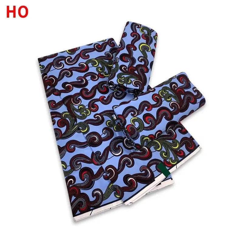 Print Guaranteed Veritable Ankara African Real Wax Fabric Soft Pagne for Dress New Arrival High Quality Original 100% Cotton