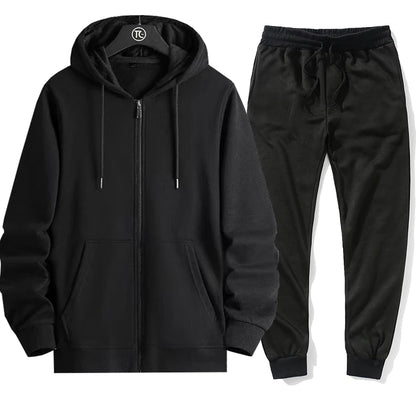Trendy Zipper Hoodie Set - Perfect for Casual Wear &amp; Travel
