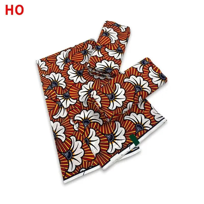 Print Guaranteed Veritable Ankara African Real Wax Fabric Soft Pagne for Dress New Arrival High Quality Original 100% Cotton