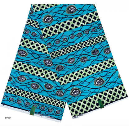 Latest Style Ankara Wax Print Fabric High Quality African Wax  Fabric 100% Cotton Soft African Guaranteed Veritable Real Wax