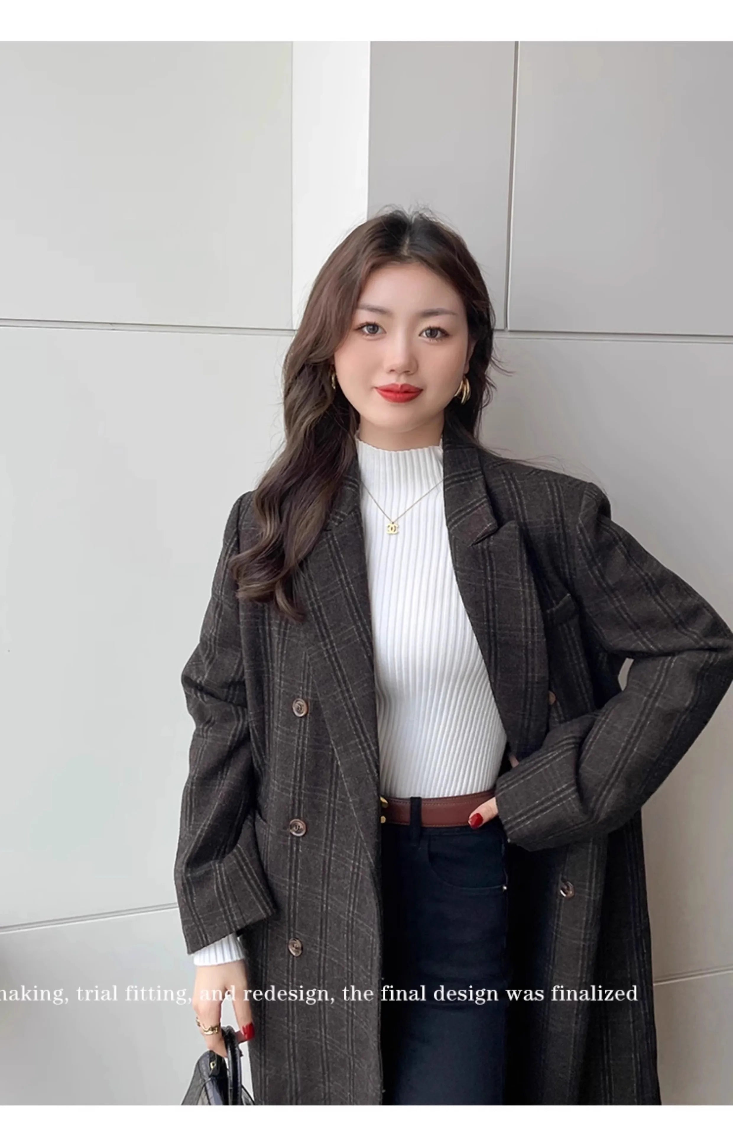 Chic Women’s Turtleneck Knit Sweater – Autumn Winter Slim Pullover