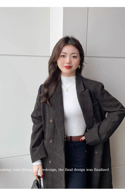 Chic Women’s Turtleneck Knit Sweater – Autumn Winter Slim Pullover