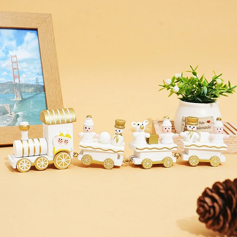 Christmas Train Merry Christmas Decorations For Home 2025 Cristmas Ornament Xmas Navidad Noel Gifts Happy New Year 2025 Decor