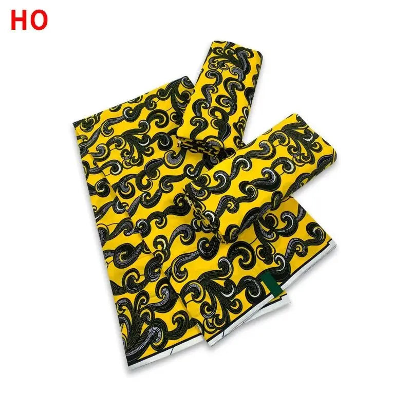 Print Guaranteed Veritable Ankara African Real Wax Fabric Soft Pagne for Dress New Arrival High Quality Original 100% Cotton