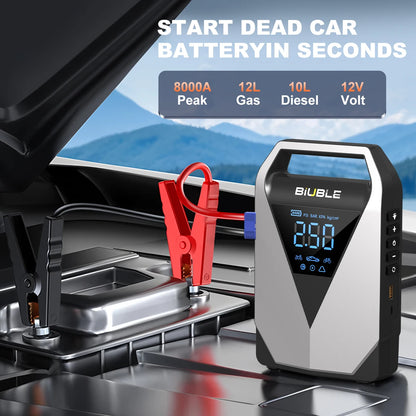 4-in-1 Car Jump Starter 3000A
