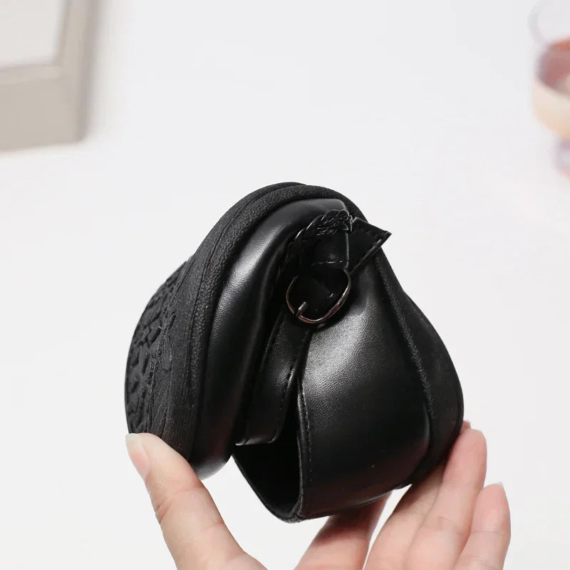 2024 Children Leather Shoes for Girls Spring New Fashion Korean Style Soft Bottom Anti-slippery Versatile Chic Princess Shoes