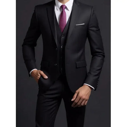 Suit (Blazer+ Vest + Trousers) Men&